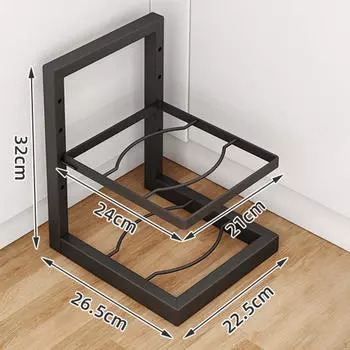 Органайзер для кастрюль, многослойный многоразовый сверхпрочный держатель крышки для хранения two layers