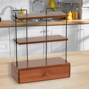 Органайзер для кофейной станции, многоцелевая кухонная полка для чайных пакетиков,