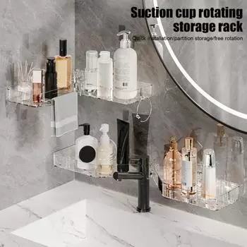 Органайзер для кухонного крана, стойка для хранения, прочная, несущая, простая установка, присоска, многоцелевой держатель для губки A