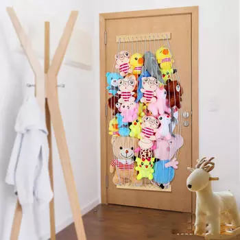 Органайзер для мягких игрушек, Хранение мягких игрушек, Подвеска на дверь, Хранение мягких игрушек в спальне, Предметы первой необходимости