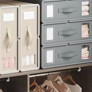 Органайзер для одежды Классифицированное хранение Катионный материал Воздухопроницаемый Влагостойкий Без запаха Складной органайзер для одежды