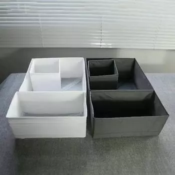 Органайзер для одежды Органайзер для нижнего белья Коробка для хранения вещей Контейнеры для хранения вещей из ткани Оксфорд Корзины для одежды Ящики Коробки