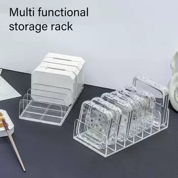 Органайзер для палеток теней для век Органайзеры для ногтей Держатель для макияжа Органайзер для хранения косметики для женщин и девушек A