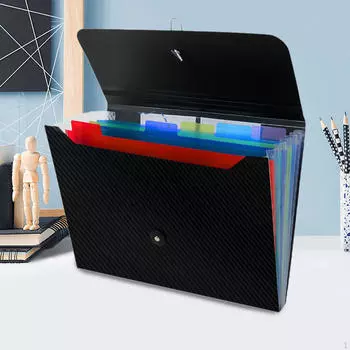 Органайзер для папок-аккордеон с 7 карманами для документов и квитанций