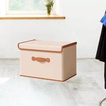 Органайзер для шкафа с крышкой и ручкой для хранения одежды, Декоративный контейнер для хранения игрушек, M