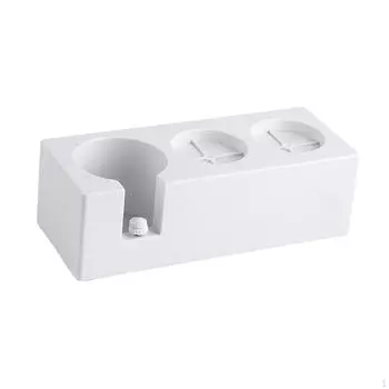 Органайзер для темперирования кофе с держателем портафильтра для эспрессо-станции белый