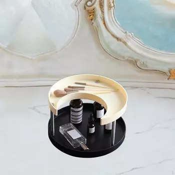 Органайзер для ванной комнаты, держатель для хранения косметики, косметика, средства по уходу за кожей, кружка, чашка, дисплей для духов Black Base