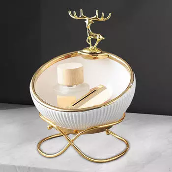 Органайзер для ванной комнаты, держатель для мыла, полка для косметики, подставка для хранения ювелирных изделий, миска для