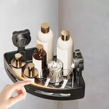 Органайзер для ванной комнаты, полка для хранения шампуня, треугольная угловая полка для душа для гостиной 1Pcs