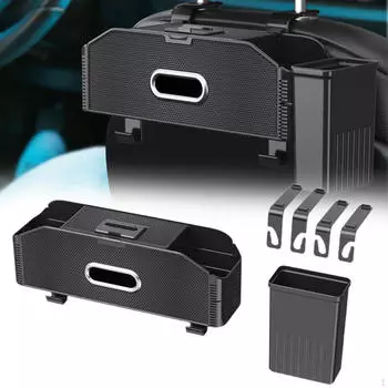 Органайзер для заднего сиденья с мусорным баком, стильный универсальный автомобильный грузовик внедорожник многофункциональный аксессуар Carbon Fiber Pattern