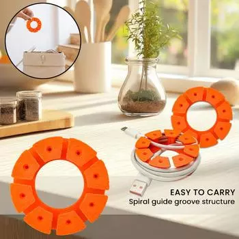 Органайзер используется для организации различных кабелей One Size