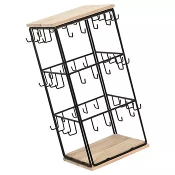 Органайзеры для серег в форме башни, Портативные органайзеры для демонстрации серег, 48 крючков, Отлично подходят для продавцов и коллекционеров 3