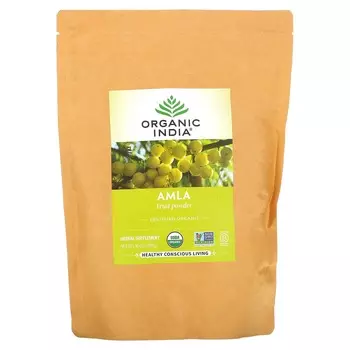 Organic India, порошок из плодов амлы, 16 унций (454 г)