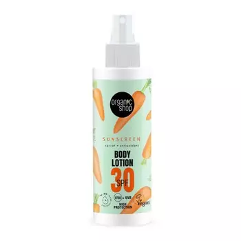 Organic Shop Carrot Locion Corporal Spf30 150ml