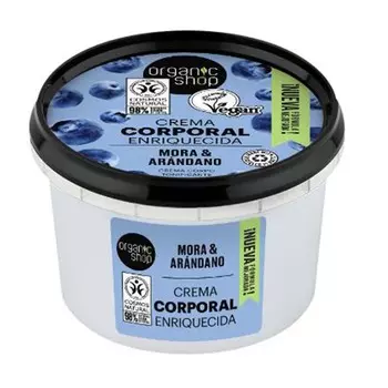 Organic Shop Mora Crema Corporal Enriquecida 250мл