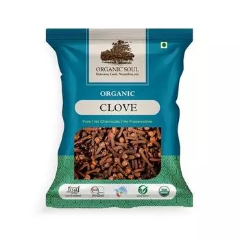 Органическая цельная гвоздика (Лаунг) 50 грамм | Без искусственных красителей и консервантов | Сертифицировано NPOP I Органический сертифицированный продукт