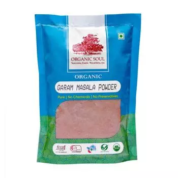 Органическая молотая Гарам Масала: универсальная приправа (100 г), Organic Garam Masala Powder, Organic Soul