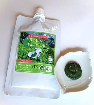 органическая паста матча Удзи Паста матча Удзи расплавленная легкая матча Матча, матча, паста, матча, матча, матча, матча, матча,