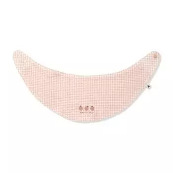 Органический банановый нагрудник в клетку Mom Berry Check (MIS7SF04)