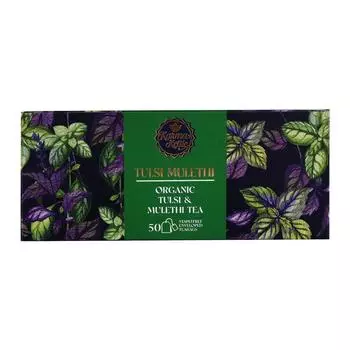 Органический чай из Тулси и Солодки (50 пак, 2 г), Tulsi Mulethi Tea, Karma Kettle