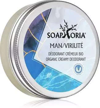 Органический крем-дезодорант Soaphoria Man для мужчин TU прозрачный