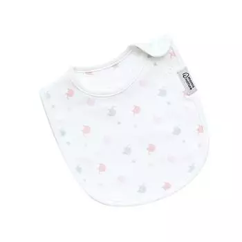 Органический нагрудник Mom s Nature для малышей под подбородок Pinko