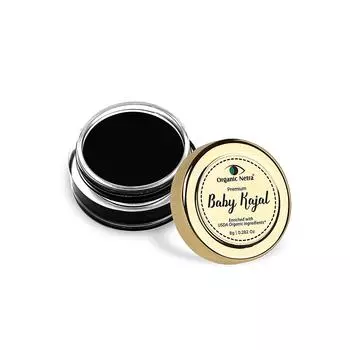 Органический Netra Premium Baby Kajal водостойкий, стойкий к размазыванию, долговечный, 0,2 унции 0.2 Ounce