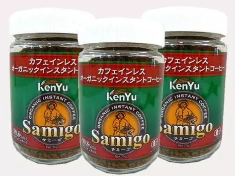 Органический растворимый кофе без кофеина Kentomo 75 г