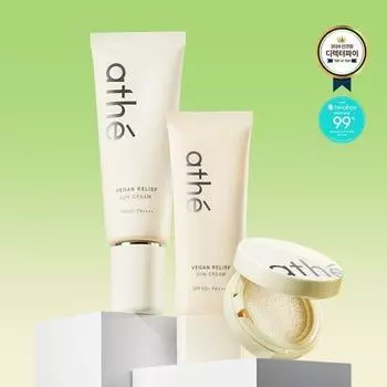 Органический солнцезащитный крем Ate Vegan Relief, отдельный товар/специальное предложение Mugijacha 40ml