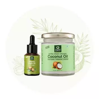 Органический урожай кокоса + аргановое масло