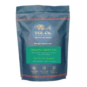 Органический зеленый чай (100 г), Organic Green Tea, TGL Co.