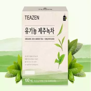Органический зеленый чай Чеджу Teazen, 100 шт.