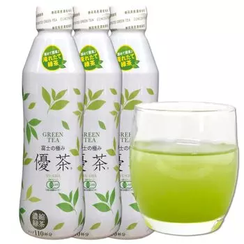 Органический зеленый чай Fuji no Kiwami Yucha, сертифицированный JAS, большая емкость 450 мл, 110 чашек, без кофеина, без добавок, без красителей и пестицидов, произведено в Сидзуоке