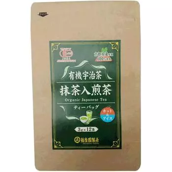 Органический зеленый чай Harimaen Seicha Uji Matcha в пакетиках 3 г x 12 пакетиков