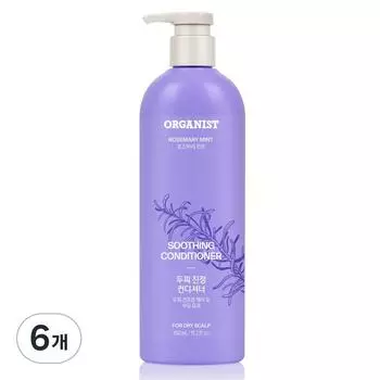 Organist Rosemary Mint Слабокислотный кондиционер для сухой кожи головы, 6 шт., 450 мл