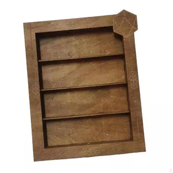 Организация прицепа-органайзера для стойки для хранения кубов для домашнего стола 19.5cmx25cmx2cm