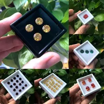 Организатор Loose Diamond Витрина Контейнер Держатель для драгоценных камней Высокое качество хранения ювелирных изделий