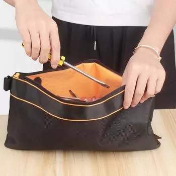 Организованная сумка для инструментов. Организуйте работу и максимизируйте эффективность в любом проекте. Портативная, устойчивая к разрывам, оранжевая, 325*190 мм.