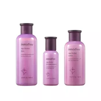 Орхидея Innisfree Jeju 2 вида (кожа + лосьон + эссенция), Набор из 3 видов орхидей (кожа/лосьон/эссенция), 1 кусок