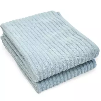 ORI365 Nobinobi Imabari Набор для сушки волос из эластичного быстросохнущего длинного полотенца, изготовленного в After Face Wrap Around 33 x 90 Вакуумная компрессионная упаковка Полотенце, Полотенце, синий