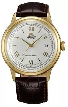 [Orient] Автоматические механические часы ORIENT Bambino, произведенные в Японии, с гарантией отечественного производителя SAC00007W0, мужские, белые, серебристые