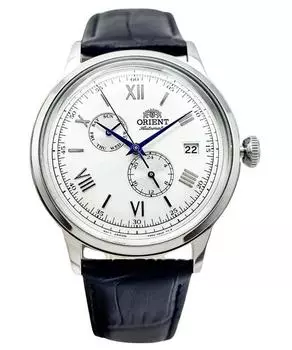 Orient Bambino Version 8 Classic кожаный ремешок белый циферблат автоматические часы RA-AK0701S10B RA-AK0701S30B мужские часы белый