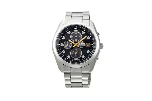 [Orient] Часы Neo Seventies от ORIENT NEO70, кварцевые, сделаны в Японии, поставляются с гарантией отечественного производителя WV0091TY, мужские, темно-серые чёрный