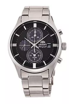 [Orient] Часы ORIENT SOLAR Solar Chronograph, изготовленные в Японии с гарантией отечественного производителя, RN-TY0002B, мужские, Flack