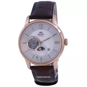 Orient Classic Sun & Moon Open Heart Automatic RA-AS0009S10B RA-AS0009S30B Мужские часы золотой