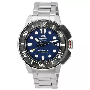 Orient M-Force AC0L Sports Stainless Steel Blue Dial Automatic Divers RA-AC0L07L00B 200M Мужские часы