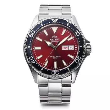 ORIENT Mako Automatic Watch Mechanical Automatic Watch с внутренней гарантией Red [ORIENT] Diver s Manufacturer s RN-AA0003R Men s