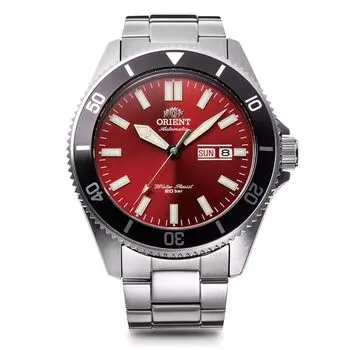 ORIENT Mako Automatic Watch Mechanical Automatic Watch с внутренней гарантией Red [Orient] Diver s Manufacturer s RN-AA0915R Men s красный