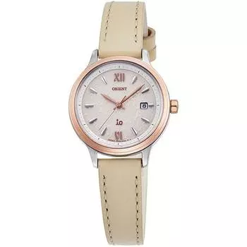 Orient Женский RN-WG0421S (iO Женская кожа НАТУРАЛЬНАЯ&ОБЫЧНАЯ) Круглые аналоговые часы