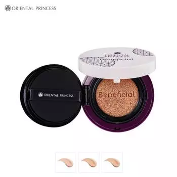 ORIENTAL PRINCESS Beneficial Perfect Cover Сияющая кушон SPF50+ PA+++ 3 оттенка 15 г 15 g
